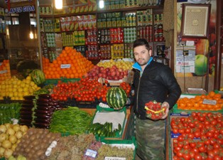 Şubatta karpuz sefası