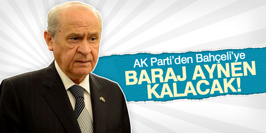 AKP seçim barajı kararını verdi
