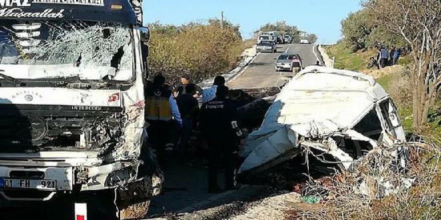 Hatay'daki kazada 10 mülteci hayatını kaybetti