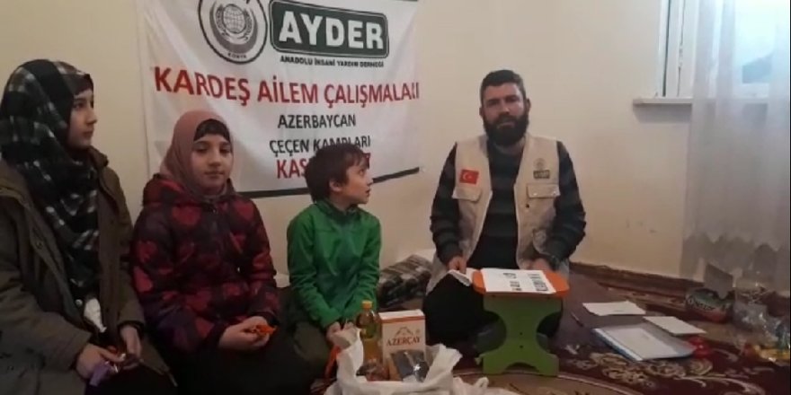 Çeçen mültecilere yardım eli uzandı