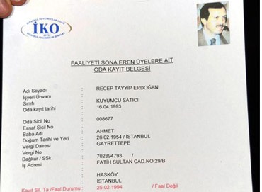 Erdoğan bu mesleği de yapmış