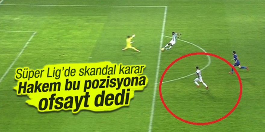 Konyaspor Karabük maçında skandal hata