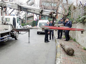 Bunun kaldırımda ne işi var?
