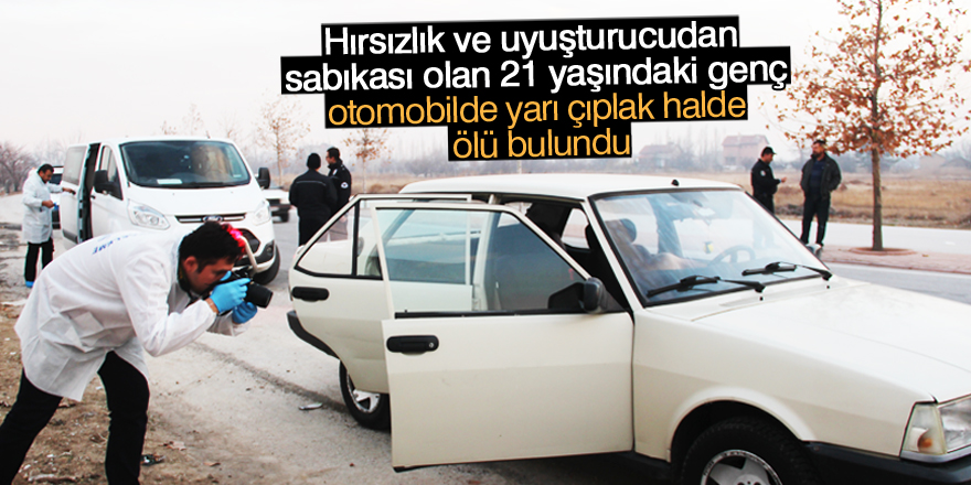 Otomobil içinde erkek cesedi bulundu