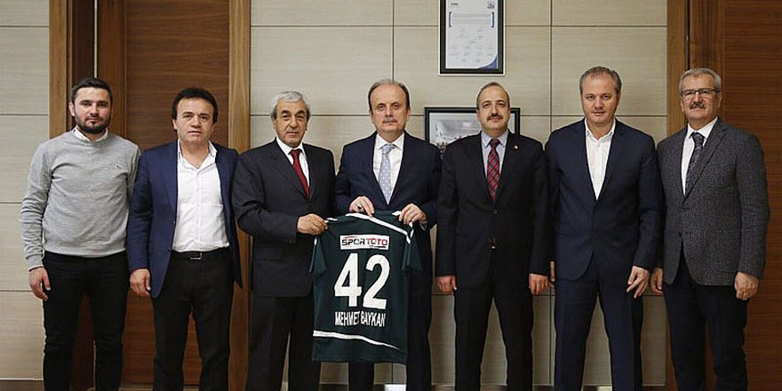 Anadolu Selçukspor Mehmet Baykan’ı ziyaret etti
