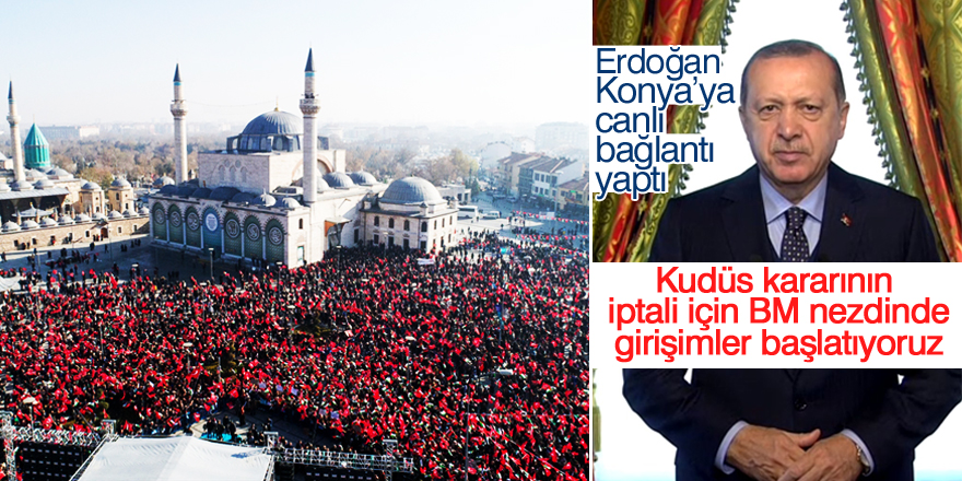 Konya her zaman zalimin karşısında