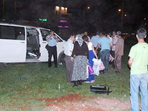 Düğün dönüşü kaza: 7 kişi yaralandı