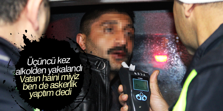 Alkollü sürücüden ilginç savunma