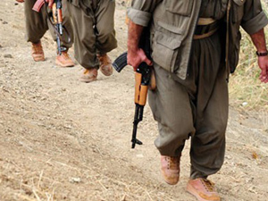 PKK'lılar heyelan altında kaldı