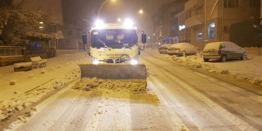 Seydişehir Belediyesinden kar mesaisi