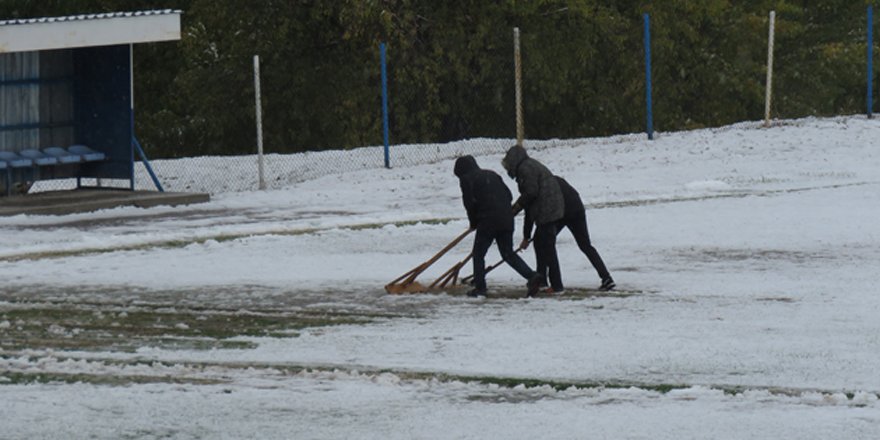 Amatör maçlar Kar nedeniyle ertelendi