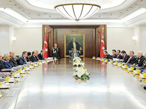 Milli Güvenlik Kurulu'nda bir ilk!