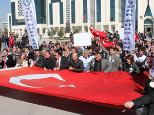 Konya’da 1 günlük iş bırakma eylemi