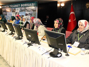 Konya’da kadın çiftçiler yarıştı