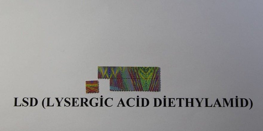 Adana’da ilk kez LSD emdirilmiş pul ele geçirildi