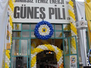 Güneş Pili Plaza açıldı