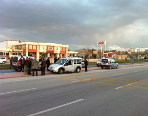 Konya'da polis-şüpheli kovalamacası