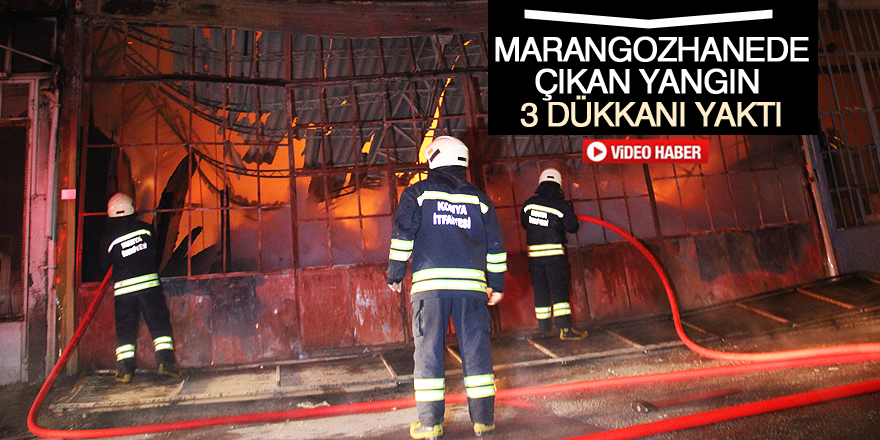 Konya'da marangozhane küle döndü