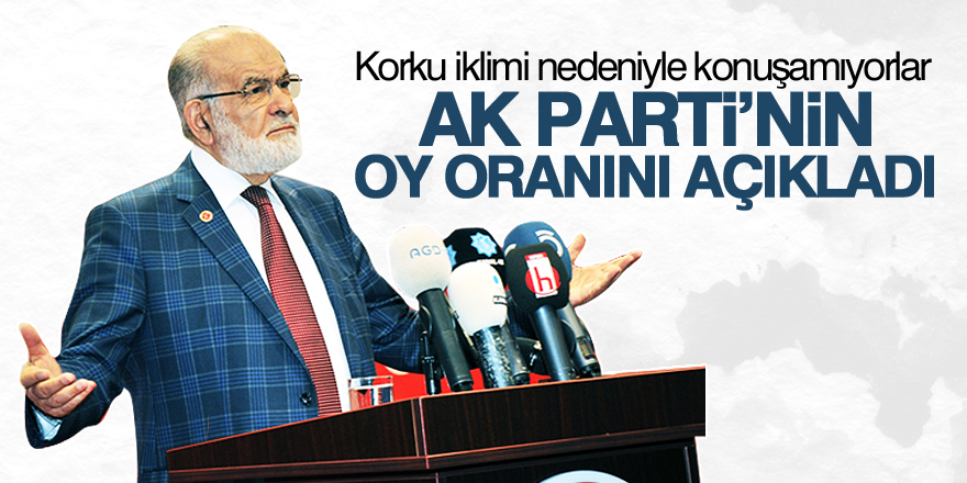 Karamollaoğlu'ndan AK Parti için oy oranı tahmini