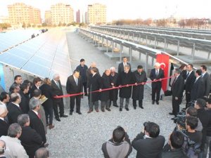 Bakan Yıldız güneş santrali açtı