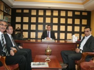 Konur, Çiftçi ve Dündar'dan Arslan'a ziyaret