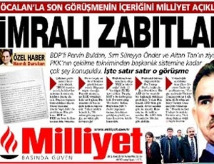 Milliyet gazetesinde deprem!