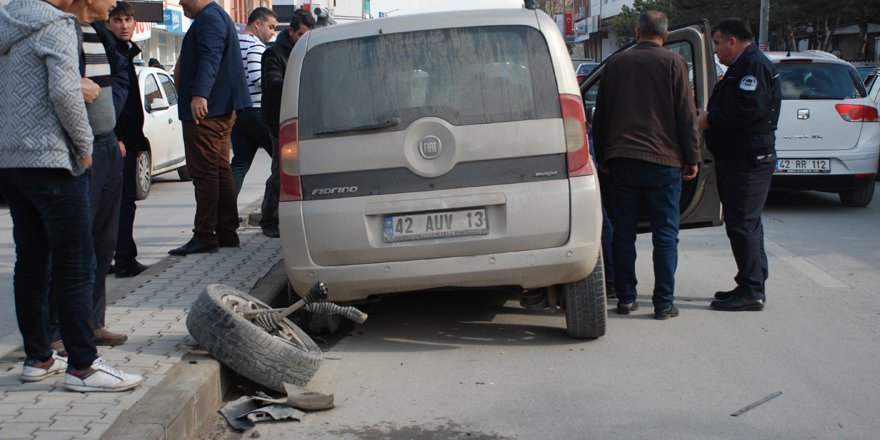 Ilgın’da trafik kazası: 1 yaralı