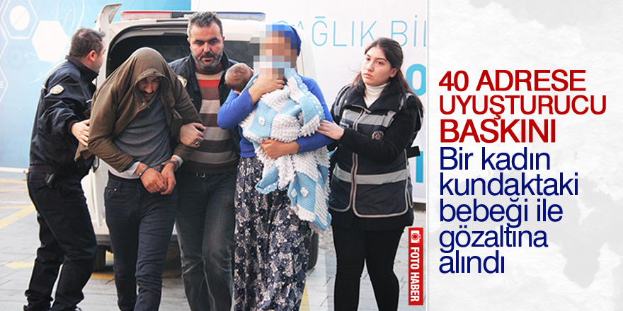 Uyuşturucu tacirlerine şafak operasyonu: 28 gözaltı