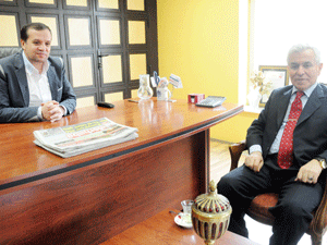 KYK Bölge Müdürü Acet'ten veda ziyareti