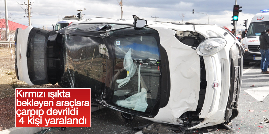Konya’da trafik kazası: 4 yaralı