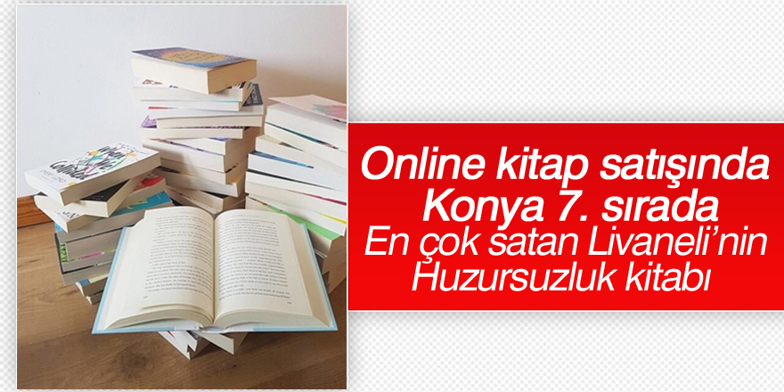 Online kitap satışında Konya 7. sırada
