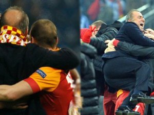 İşte Veltins Arena'daki maçın 2 fotoğrafı