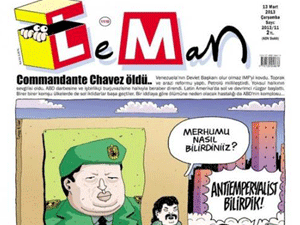 Leman’ın bu haftaki kapağında Chavez var