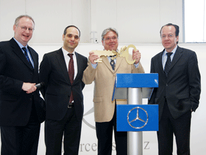 Mercedes Benz Kamyon Fabrikası'nda tören