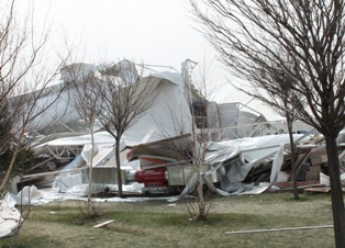 Fırtına Tarım Fuarı'nı vurdu!