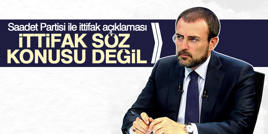 AKP: İttifak söz konusu değil