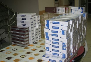 2 bin paket kaçak sigara ele geçirildi