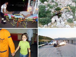 Kazalar can alıyor (1 ölü, 16 yaralı)