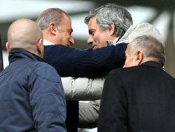 Terim ve Mourinho Kayseri'de buluştu