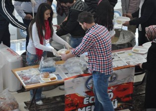 Öğrencilere Çanakkale menüsü