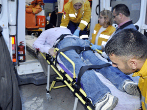 Akşehir’de silahla yaralama