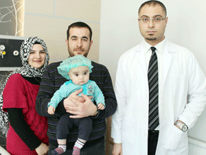 Furkan bebek artık ağlamayacak