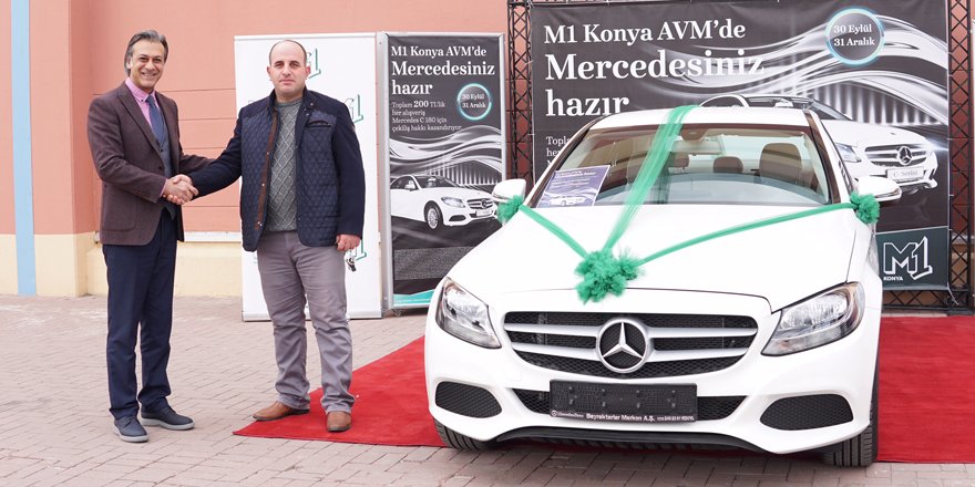 M1 AVM Mercedes talihlisine aracı teslim etti