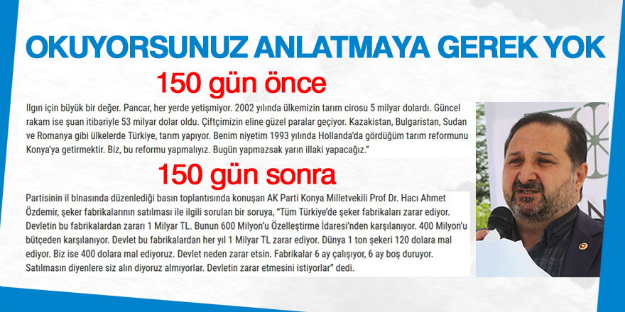 5 ay sonra tam tersi açıklama