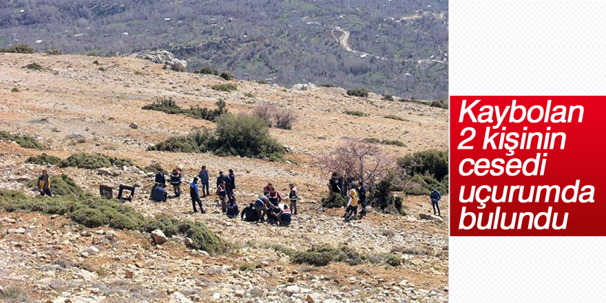 Karaman’da kaybolan 2 kişinin cesedi uçurumda bulundu