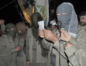 PKK Lice’de dağdan inip Nevruzu kutladı