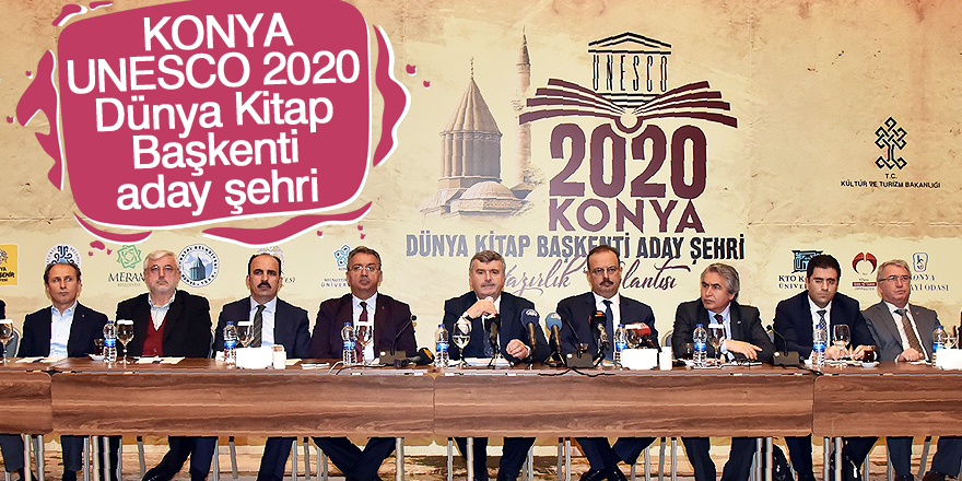 Konya, UNESCO 2020 Dünya Kitap Başkenti aday şehri