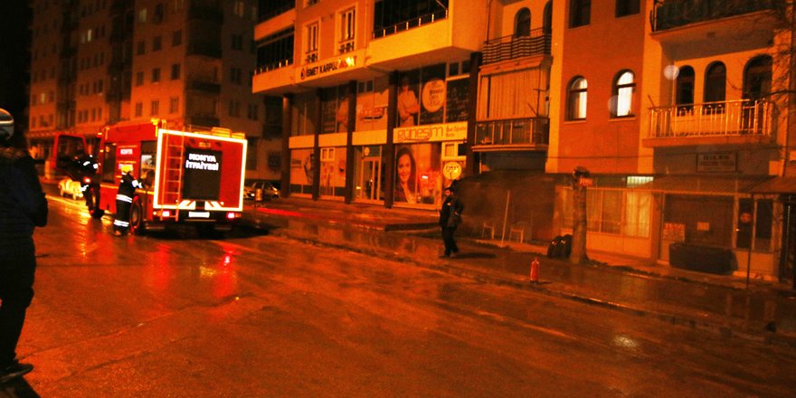 Seydişehir'de iş yeri yangını