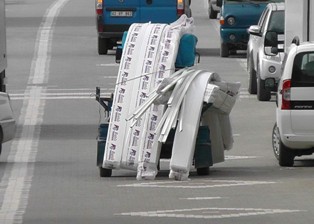 Kulu'da tehlikeli taşımacılık