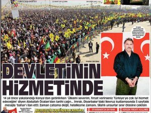 En manidar Öcalan manşeti